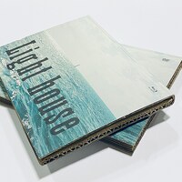 「Light house」舞台映像のパッケージ。（デザイン：川名潤、写真：岡本尚文）