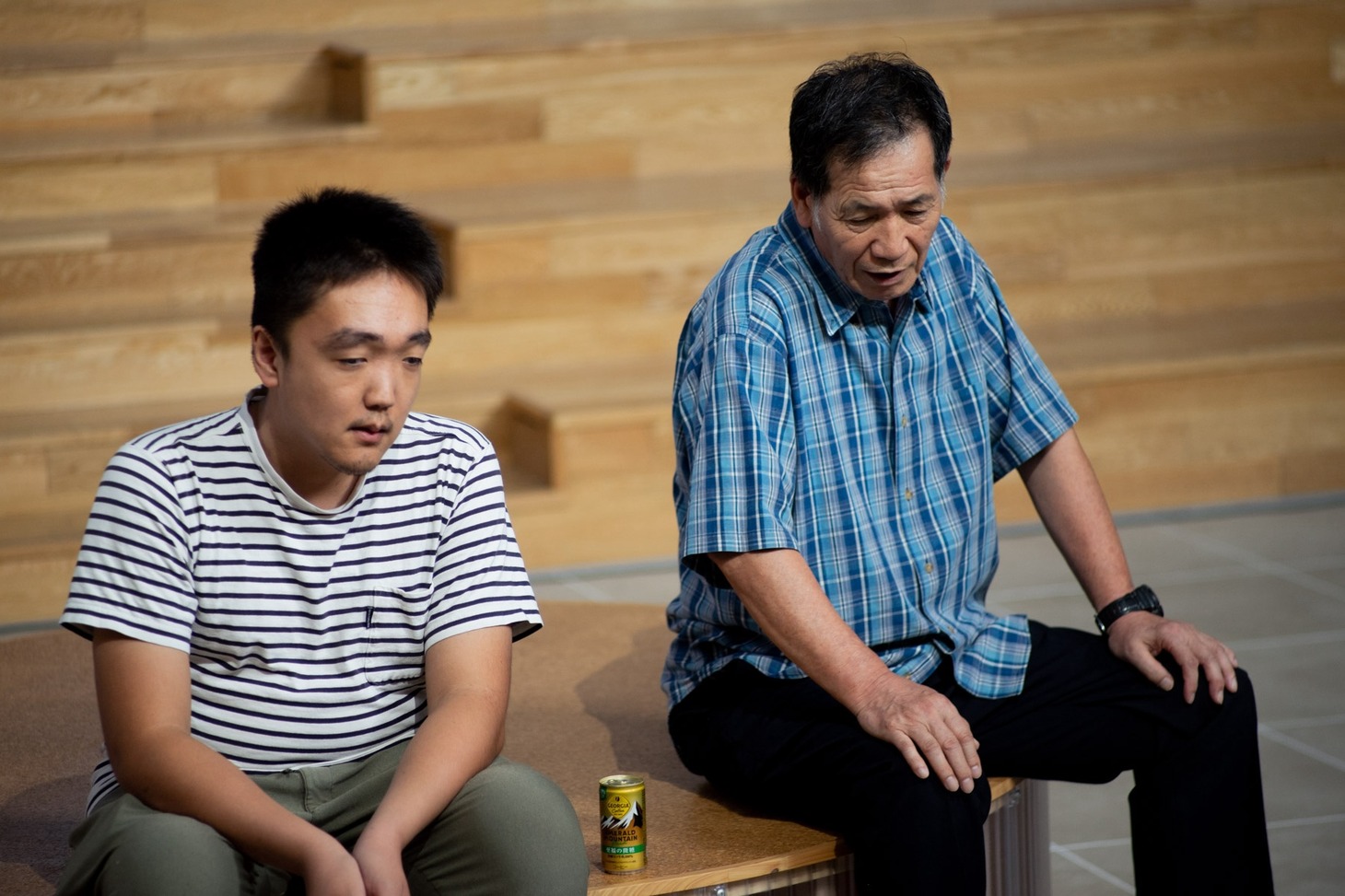 「老いと演劇」OiBokkeShi ワーク・イン・プログレス「恋はみずいろ」より。（Photo by hi hoo farm）