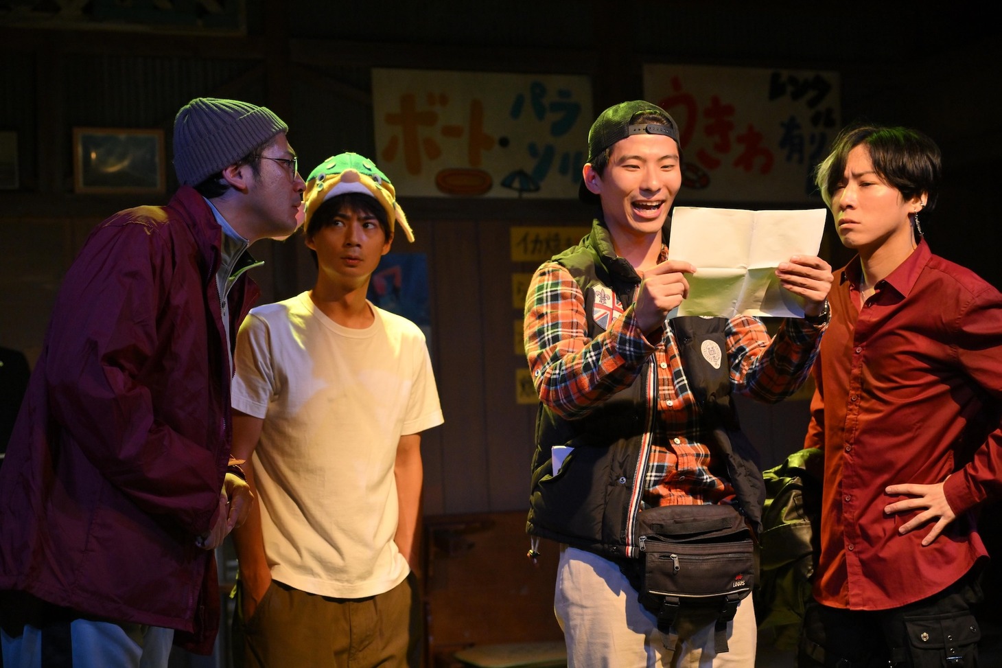 ゴツプロ！Presents 青春の会 第六回公演「大洗にも星はふるなり」より。（撮影：渡邉和弘）