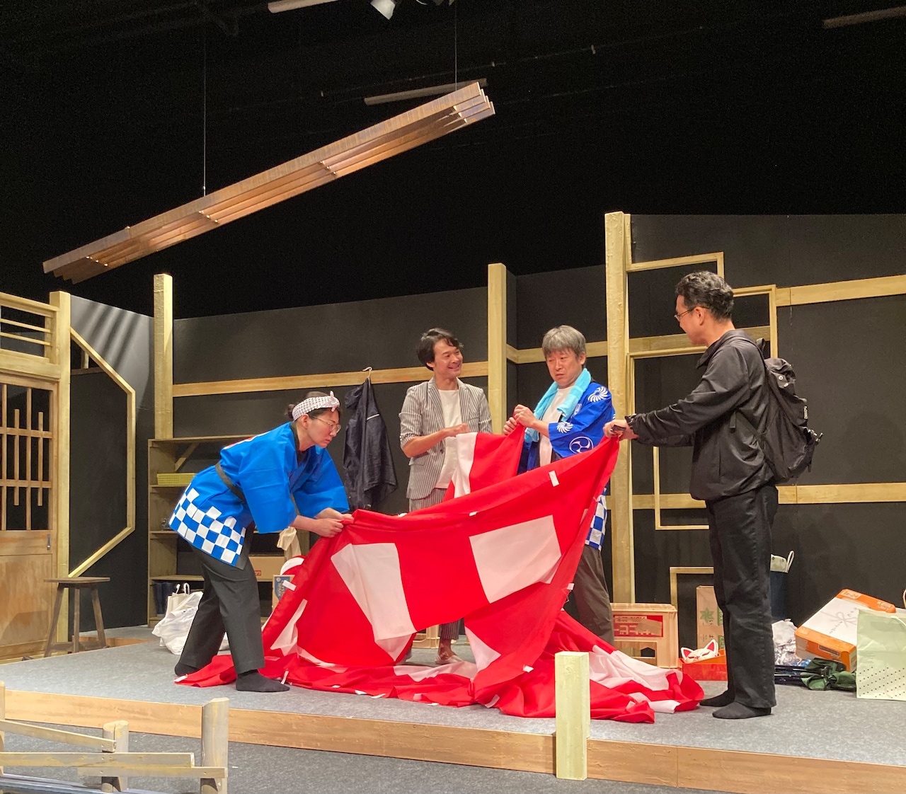 能「隅田川」モチーフの空晴「かえるかな、この道」開幕、岡部尚子「悲しいお話にはしたくなかった」