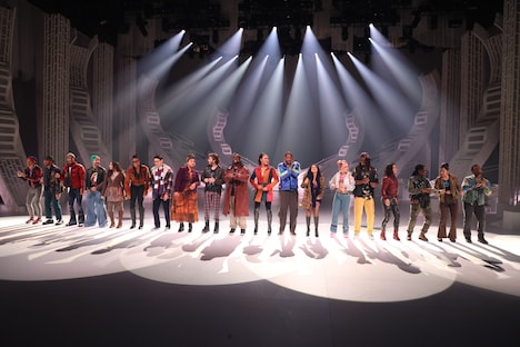 「MUSIC FAIR」より、日米合作 ブロードウェイミュージカル「RENT」カンパニー。(c)フジテレビ