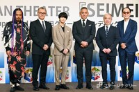 「SEIMEI」記者会見の様子。