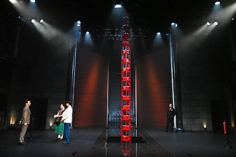 「球体の球体」フォトコールより。