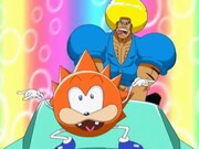 「ボボボーボ・ボーボボ」の第13話「激撮！遊園地24時 暴かれたカバの黒幕！」より。