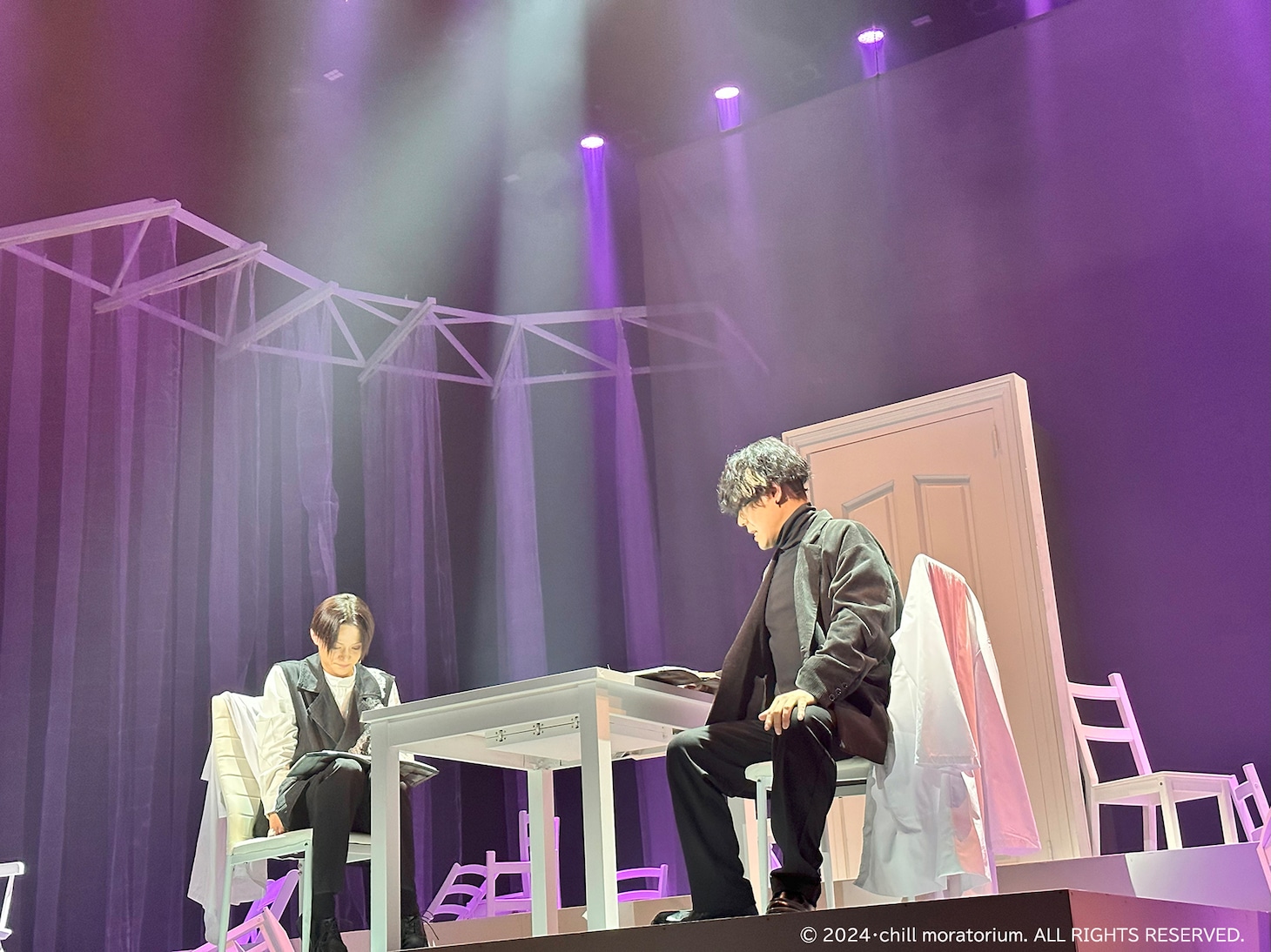 「DisGOONie Presents Vol.14 reading mindfulness『chill moratorium』チルモラトリアム」三浦涼介・神尾晋一郎の出演回より。