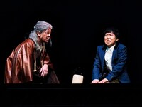 東京芸術祭 2024 東京芸術劇場 Presents 木ノ下歌舞伎「三人吉三廓初買」（第一幕）より。（撮影：細野晋司）