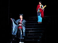 東京芸術祭 2024 東京芸術劇場 Presents 木ノ下歌舞伎「三人吉三廓初買」（第一幕）より。（撮影：細野晋司）