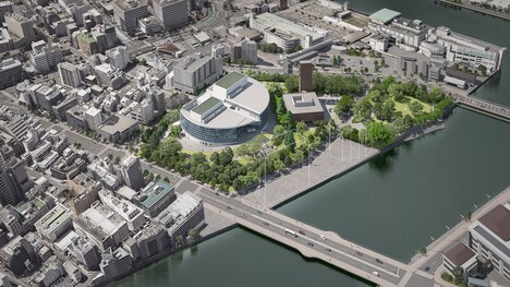 福岡市民ホールのイメージ。