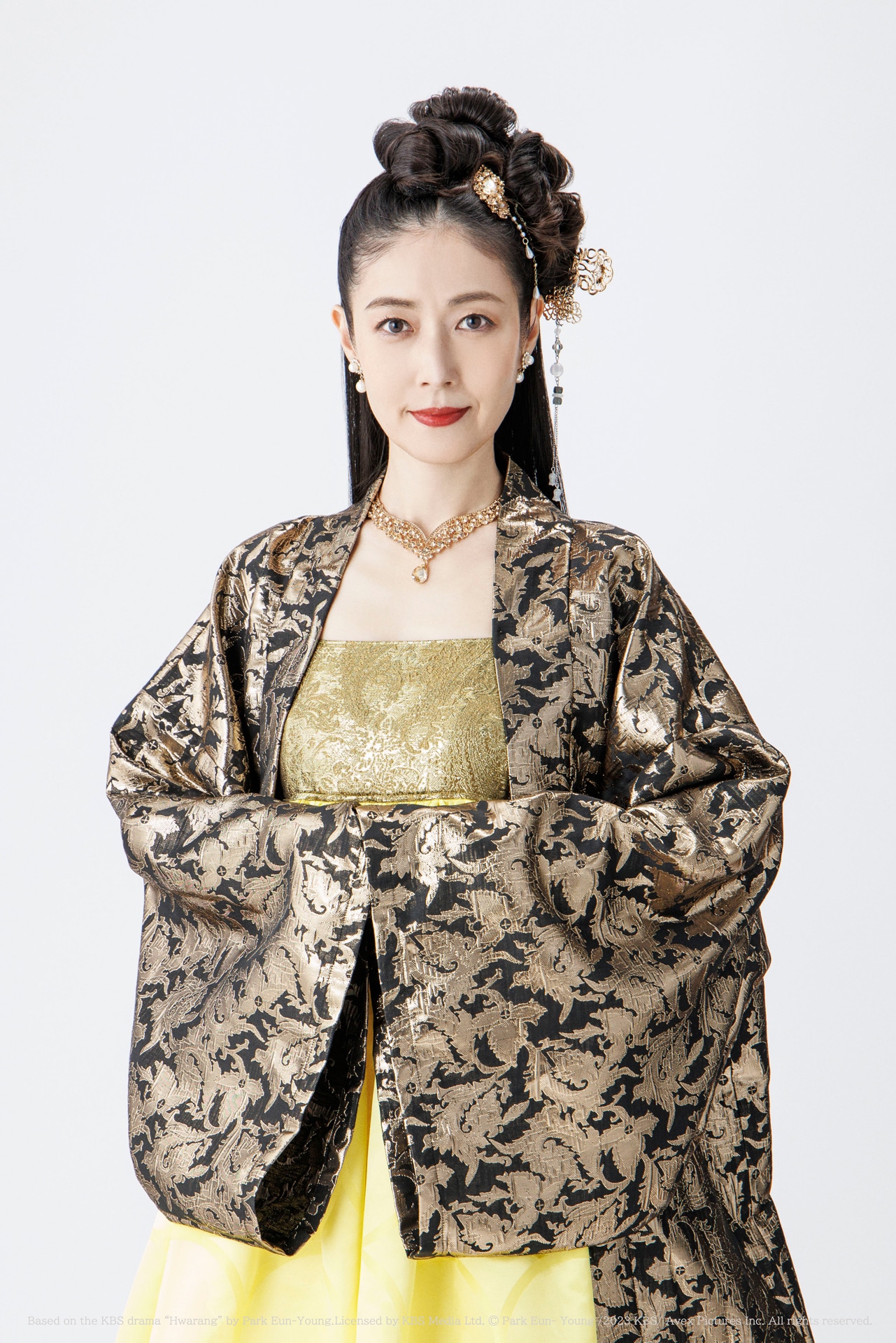 チソ太后役の大鳥れい。