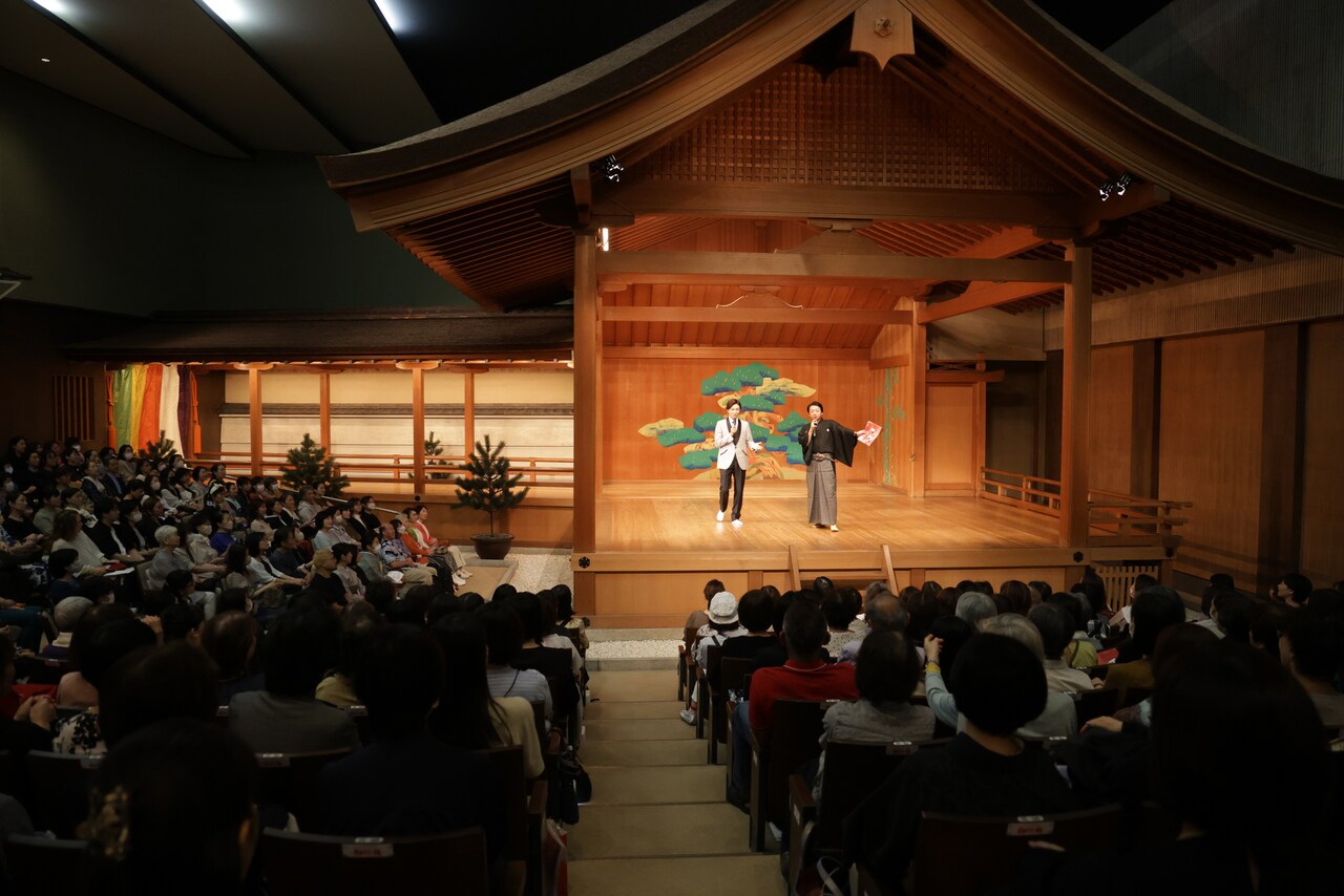 井上芳雄が能楽を深掘りした「楽しむ能『楽』プロジェクト！」京都で開催