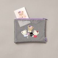 メッシュポーチとメモ。