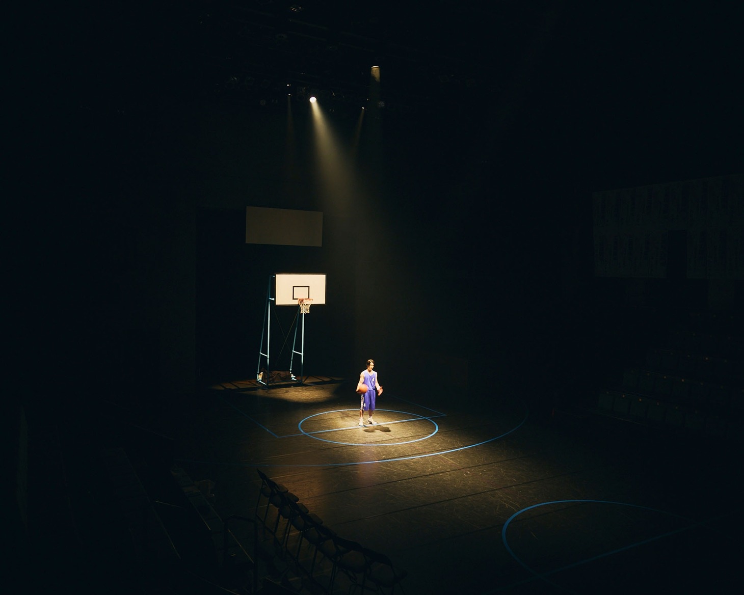 Uzume 第12回公演「『あの春は、いつまでも青い』-永南高校バスケットボール部-」より。