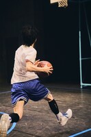 Uzume 第12回公演「『あの春は、いつまでも青い』-永南高校バスケットボール部-」より。