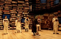 「ピエル・パオロ・パゾリーニの四つの死」日本語訳リーディング公演の様子。