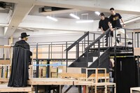 「甦夢THEATRE『黄金仮面―masque dore―』」稽古場の様子。