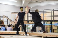 「甦夢THEATRE『黄金仮面―masque dore―』」稽古場の様子。