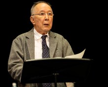 リーディングシアター「GOTT 神」より、橋爪功。（撮影：引地信彦）