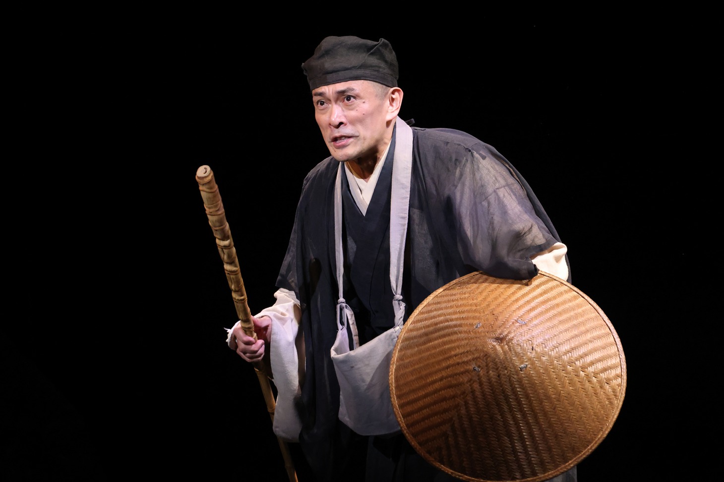 こまつ座 第151回公演「芭蕉通夜舟」より。（撮影：宮川舞子）