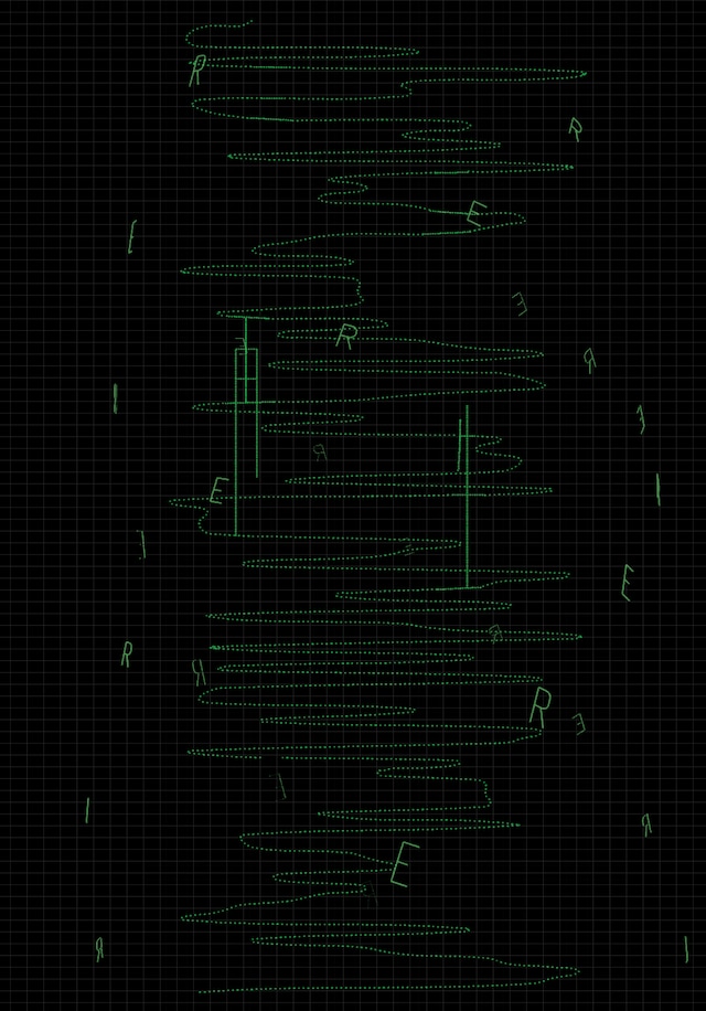 小野彩加 中澤陽 スペースノットブランク「再生」メインビジュアル（Graphic Design by Zhao Wenxin）