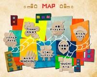 「木梨アート大サーカス展」のマップ。