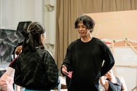 ミュージカル「ALICE～不思議の国のアリスより～」稽古場の様子。