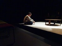 D地区本公演「おかえり未来の子」大阪公演の様子。