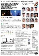 座・高円寺 秋の劇場18 日本劇作家協会プログラム 劇団フライングステージ 第50回公演「贋作・十二夜 / 贋作・冬物語」チラシ裏