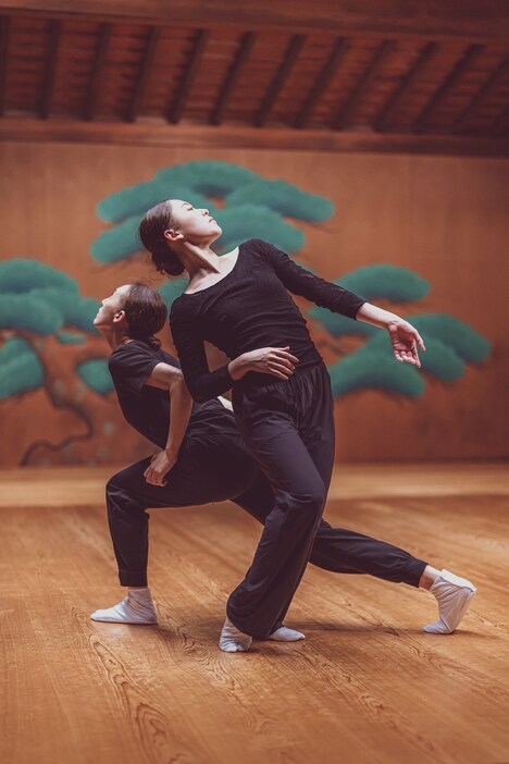 大和シティー・バレエ「宗達」稽古の様子。（Photo by Joseph Marcinsky）