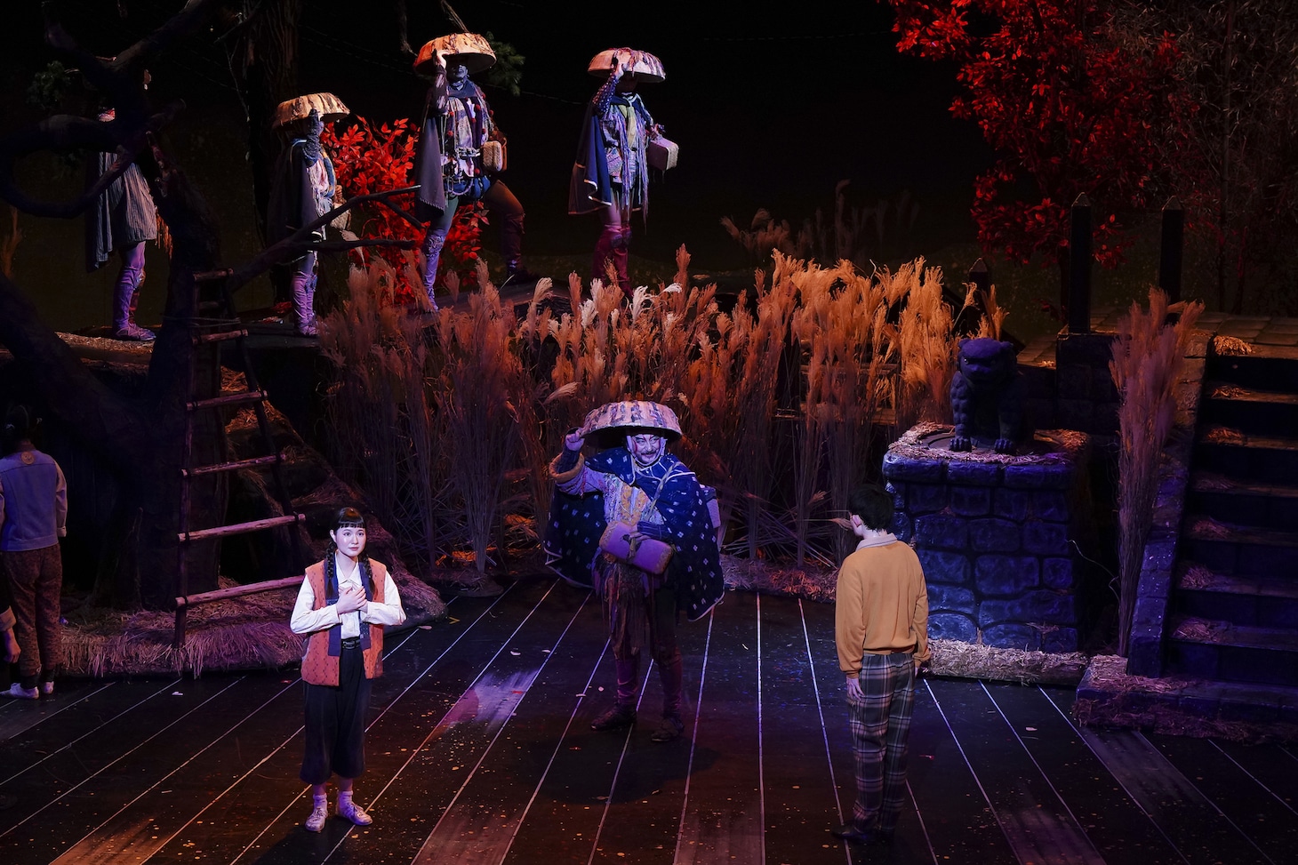 2024年 浅利演出事務所主催公演 ミュージカル「ユタと不思議な仲間たち」より。（撮影：友澤綾乃）