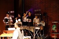 高校生と創る演劇「Journey Over the Rainbow －ドロシーとワタシ－」より。（撮影：伊藤華織）