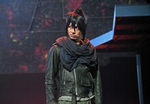 ミュージカル「NO.6」公開ゲネプロより、古田一紀演じるネズミ。