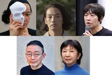 上段左からやなぎみわ、森山未來、北小路隆志、下段左から小崎哲哉、岡室美奈子。