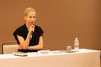 Noism0 / Noism1「円環」記者発表より、井関佐和子。