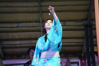 「天保十二年のシェイクスピア」稽古より、唯月ふうか演じるお光。