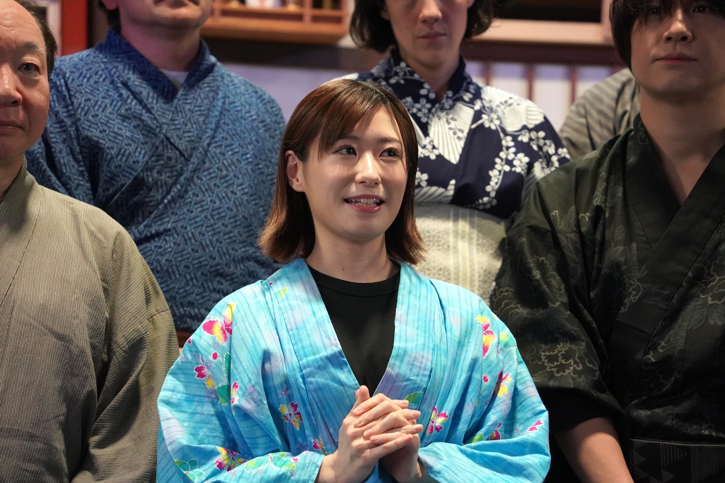 お光 / おさち役の唯月ふうか。