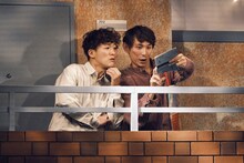 ゴジゲン 第19回公演「雲のふち」より。（撮影：関信行）