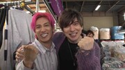 「メシドラ 兼近&真之介のグルメドライブ」尾上松也、城田優出演回の様子。(c)日本テレビ