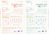 第35回下北沢演劇祭参加作品 ザ・プレイボーイズ 第12回公演「パラレルワールドより愛をこめて」「パラレルワールドでも恋におちて」チラシ裏