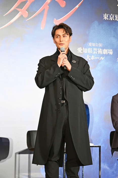 ミュージカル「フランケンシュタイン」製作発表記者会見より、加藤和樹。