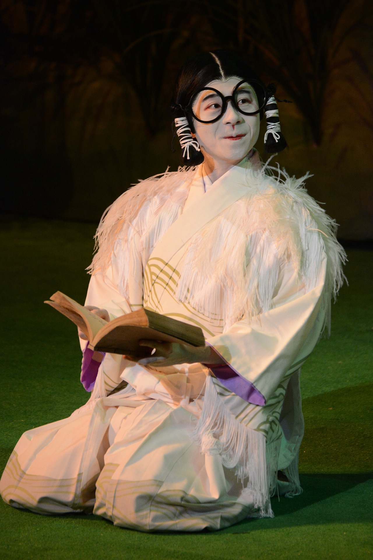 「あらしのよるに」（2015年、京都・南座）より、市村竹松扮するはく。(c)松竹