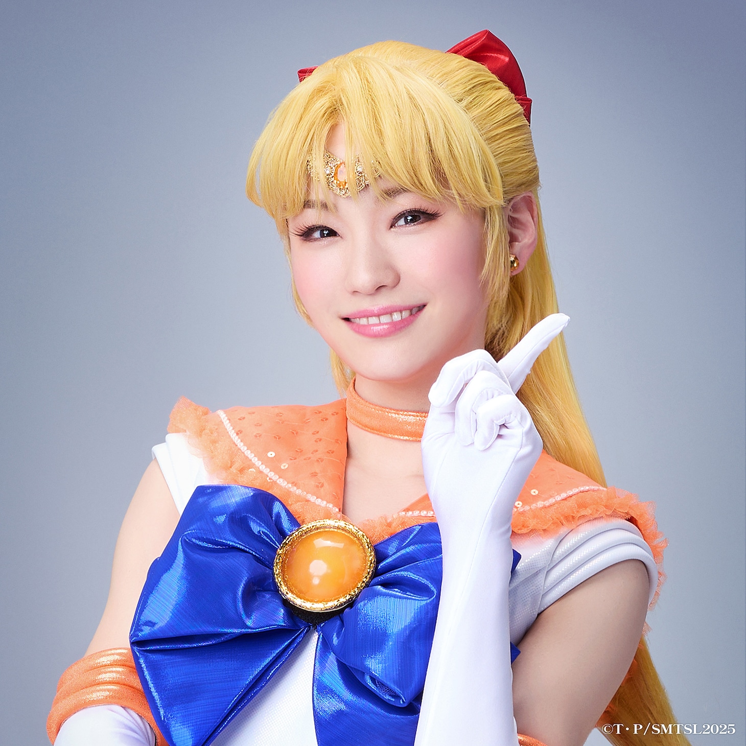 「“Pretty Guardian Sailor Moon” The Super Live」ロンドン公演より、中西裕胡扮するセーラーヴィーナス。