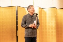 秋浜悟史「ある地方高校生の日記 一九五〇～一九五三」の出版記念パーティより、内藤裕敬。（撮影：杉浦正和）