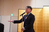秋浜悟史「ある地方高校生の日記 一九五〇～一九五三」の出版記念パーティより、岩崎正裕。