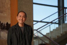 「白衛軍 The White Guard」会見より、上村聡史。