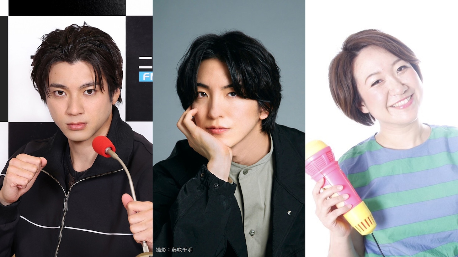 左から山田裕貴、前田公輝、川島葵。