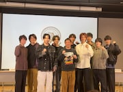 「コメディ朗読劇CONTELLING『とりあえずウーロン茶』(俳優編)」取材会の様子。