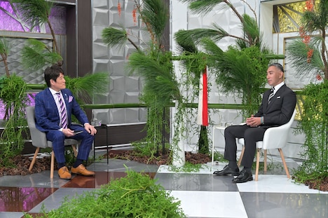 左から林修、市川團十郎。（写真提供：MBS）