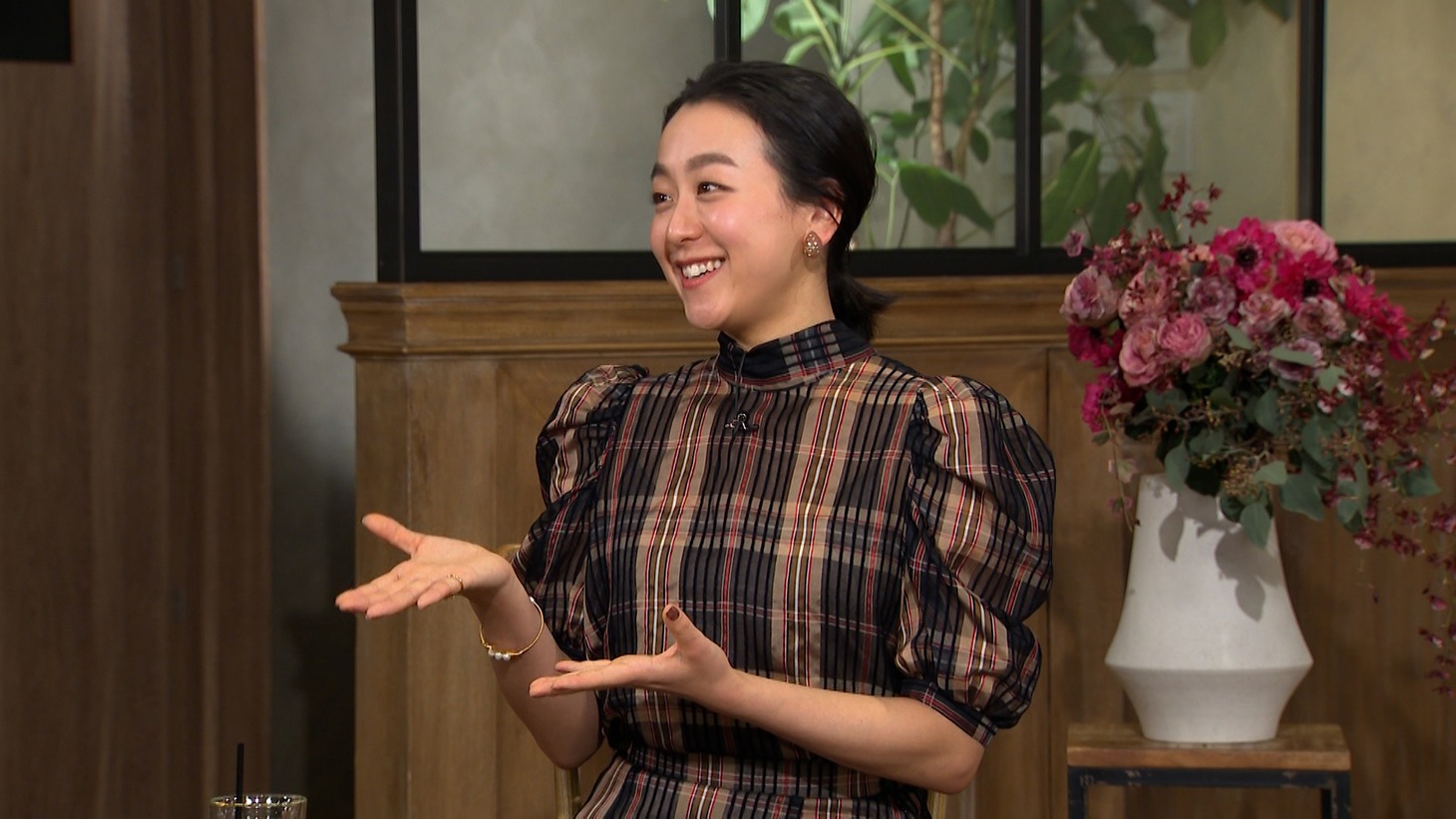 浅田真央。(c)フジテレビ