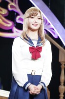 舞台「かげきしょうじょ!!」第2章の囲み取材より、星野薫役の新谷姫加。