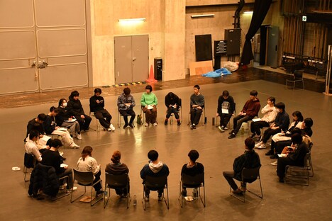 コクーン アクターズ スタジオ稽古の様子。